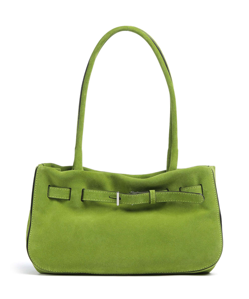 Abro Suede Jill Shoulder bag lime