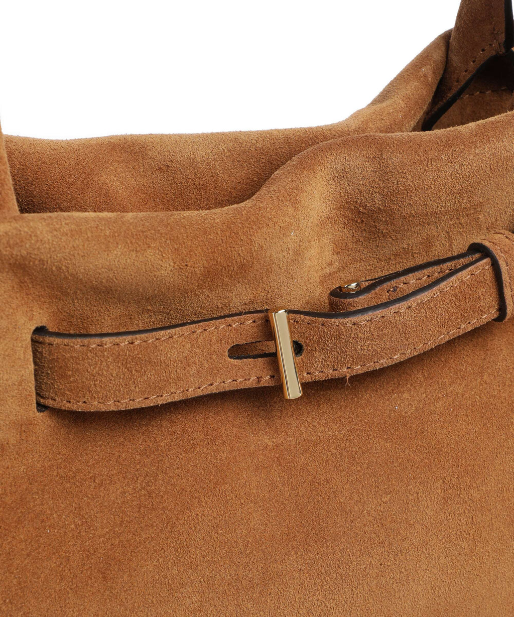Abro Suede Jill Shoulder bag cuoio