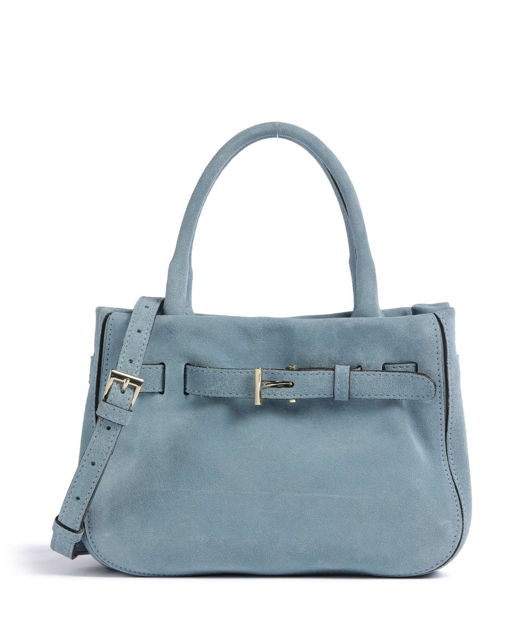 Abro Suede Jill Handbag sapphire