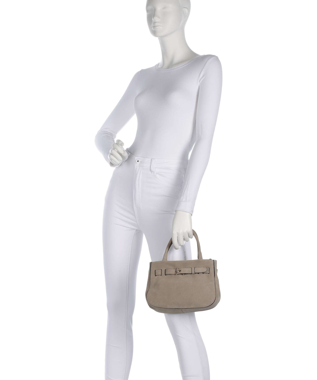 Abro Suede Jill Handbag siena
