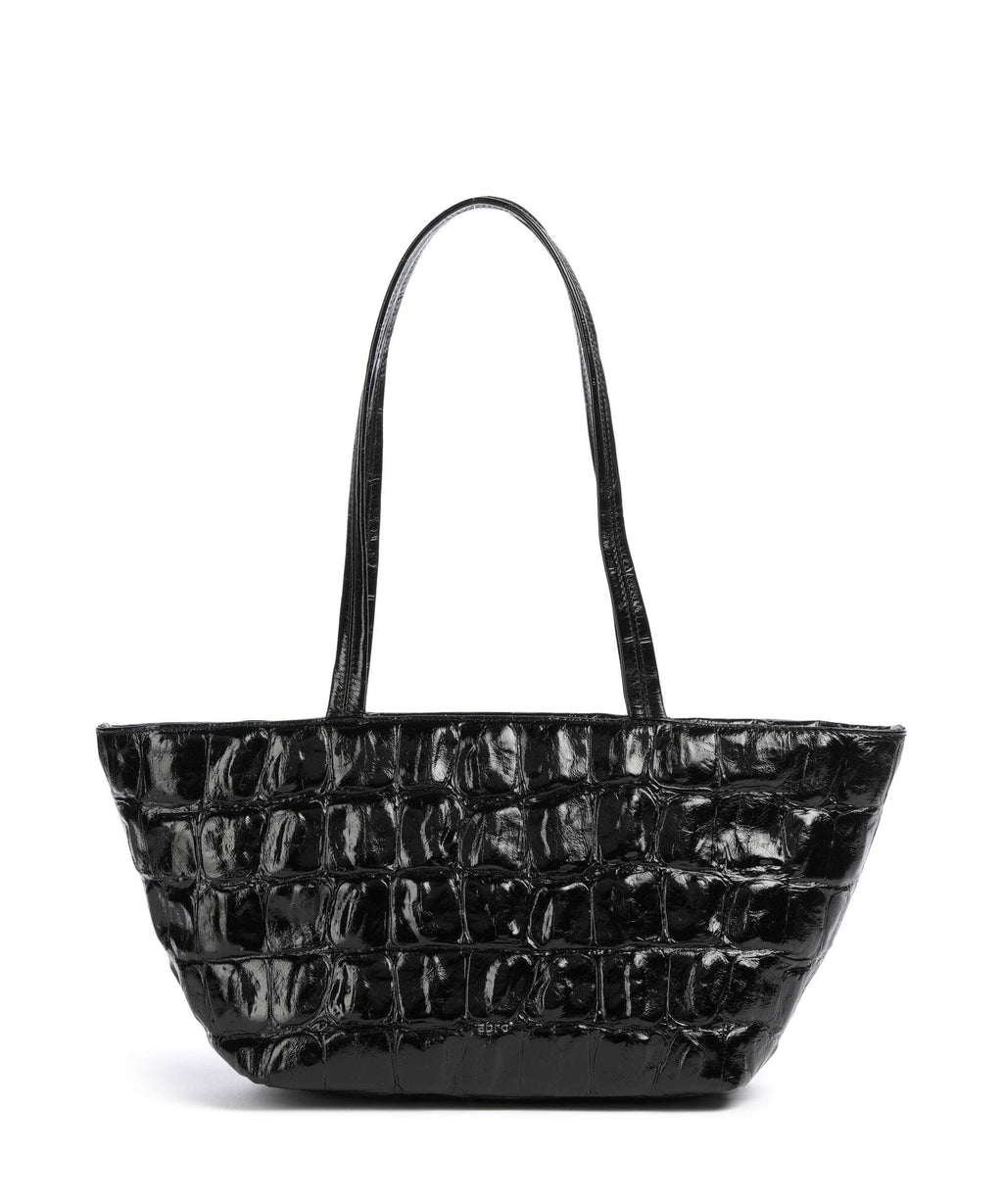 Abro Maxi Cocco Alba Shoulder bag black/nickel