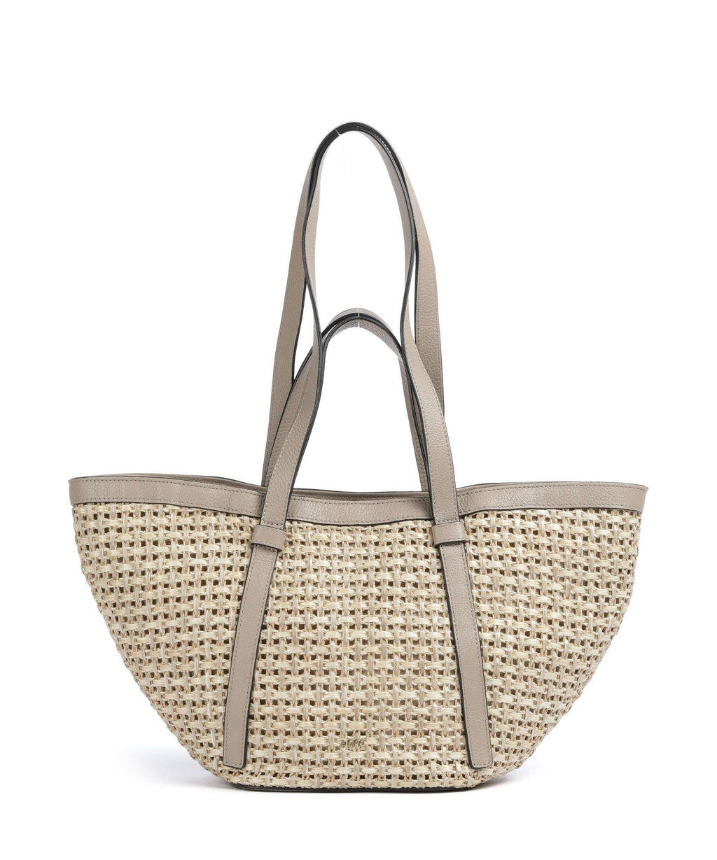 Abro Raffia Cordino Cosmo Medium Tote bag siena
