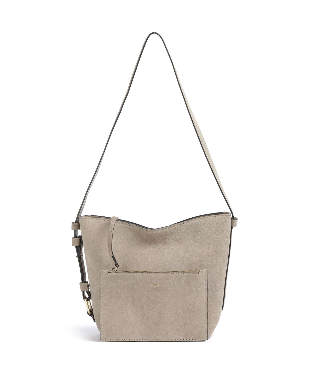 Abro Suede Cosmo Crossbody bag siena