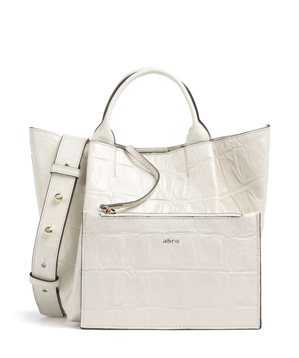 Abro Maxi Cocco Essential Small Handbag milk