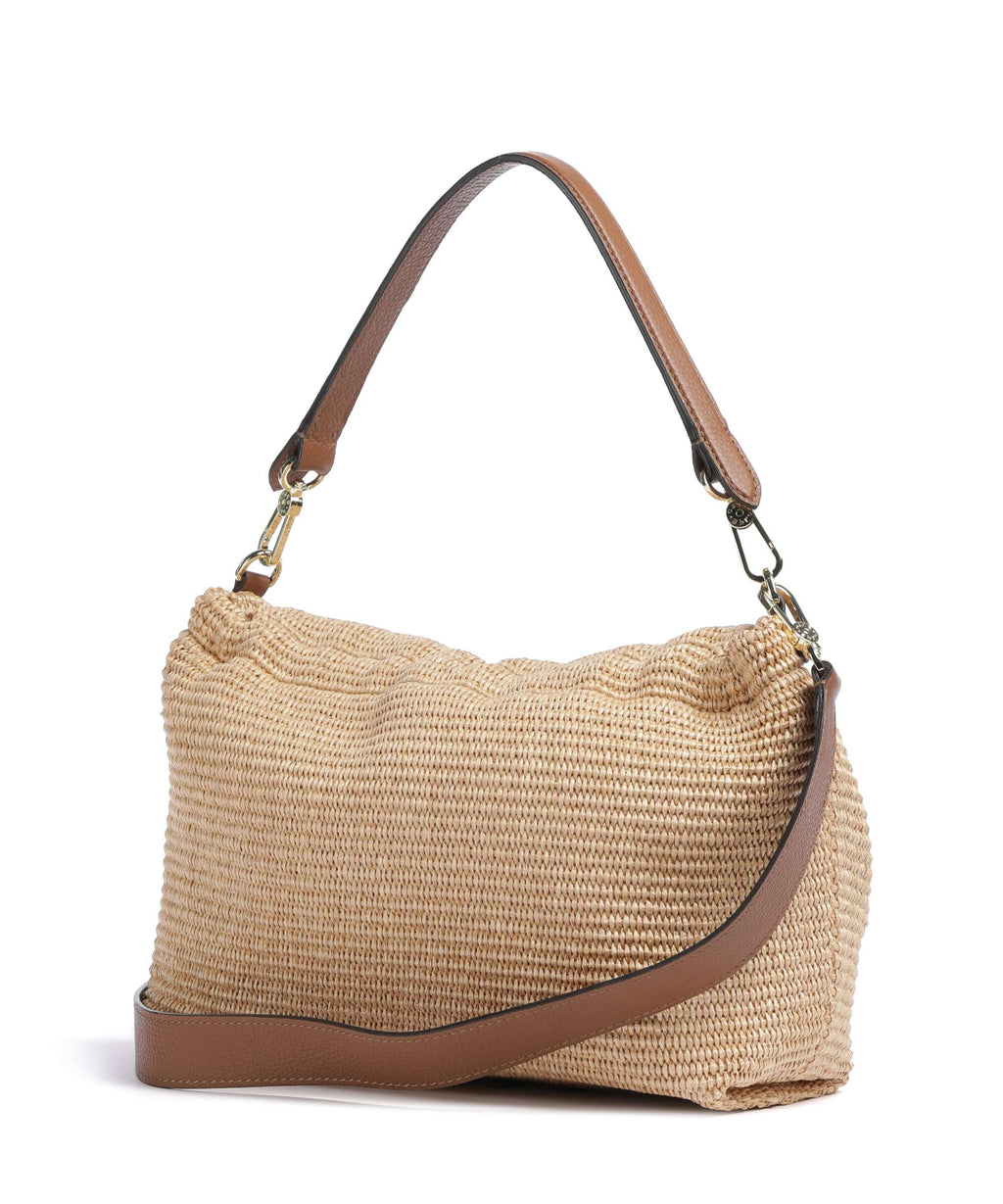 Abro Raffia Classica Temi Large Shoulder bag natural