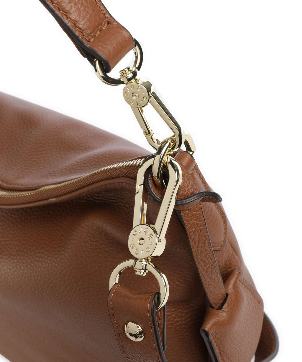Abro Adria Juna Small Hobo bag caramel/cognac