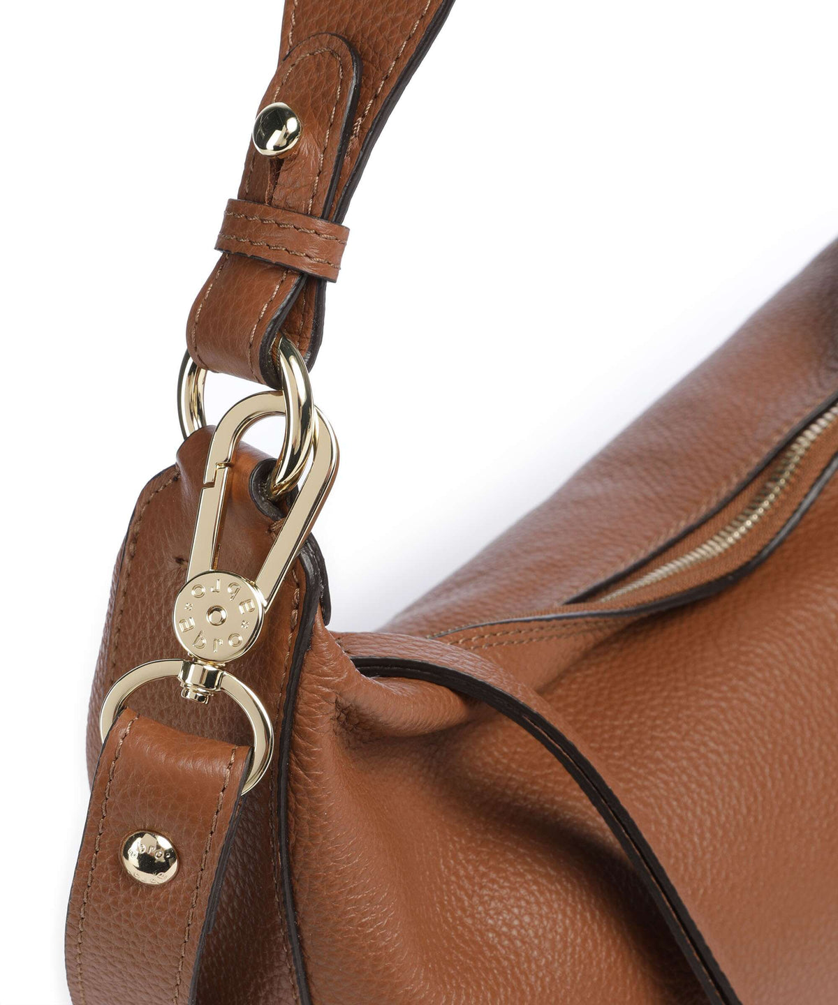 Abro Adria Lulu Small Hobo bag caramel/cognac