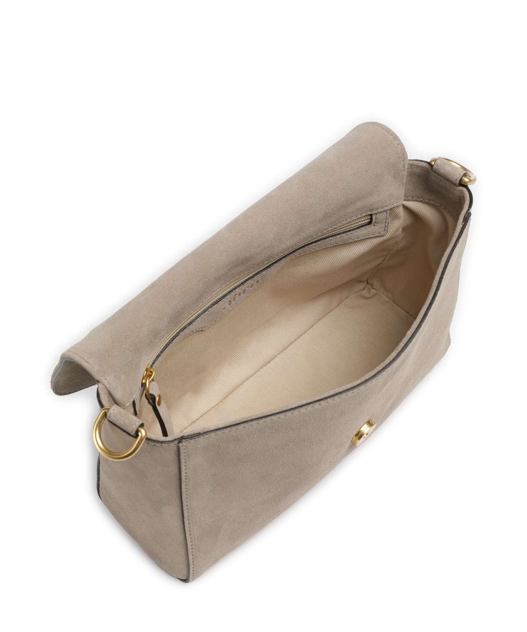 Abro Suede Temi Shoulder bag siena