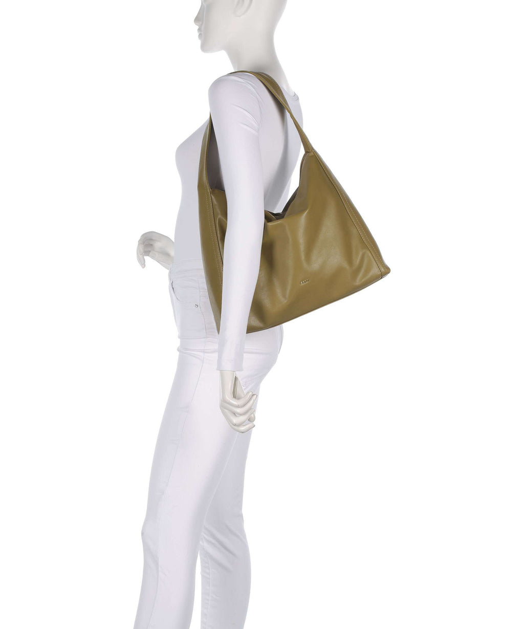 Abro Rosa Light Amber Hobo bag mud