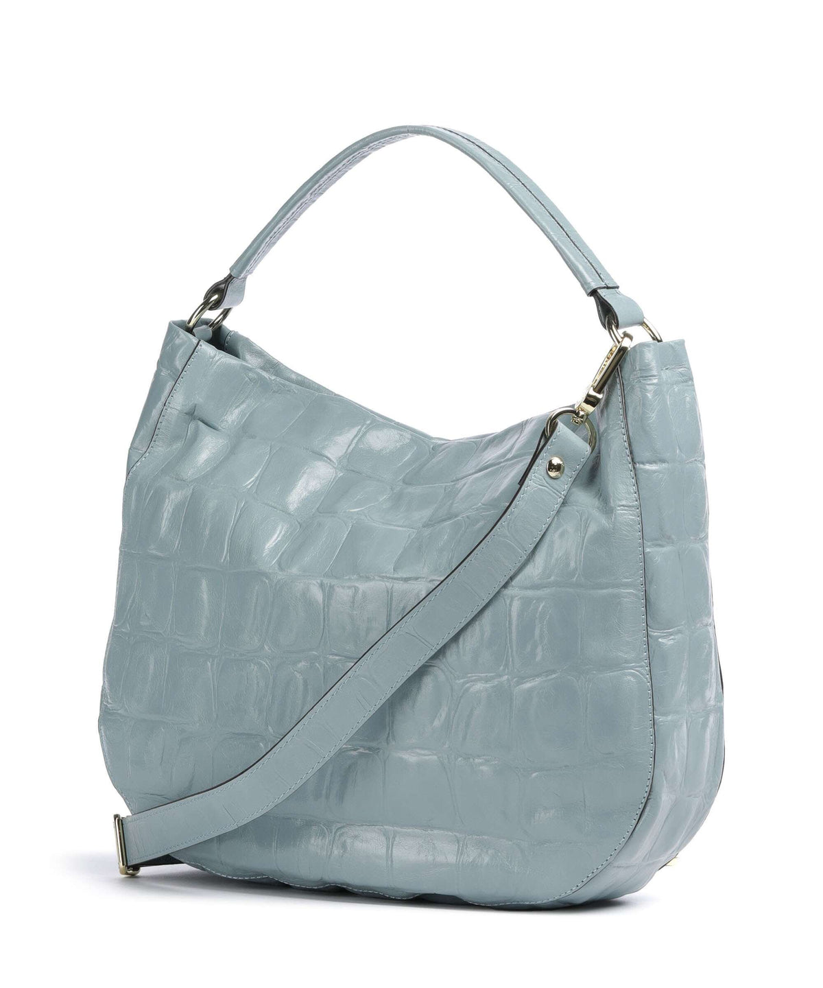 Abro Maxi Cocco Mia Hobo bag sapphire