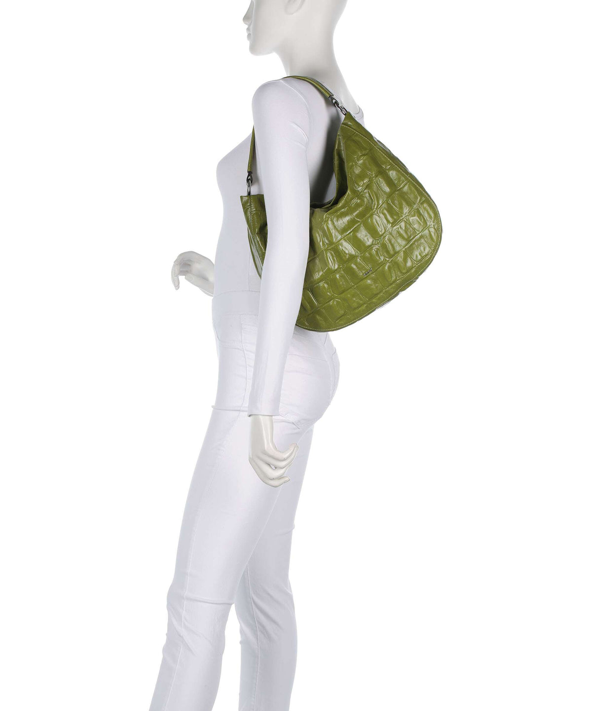 Abro Maxi Cocco Mia Hobo bag lime