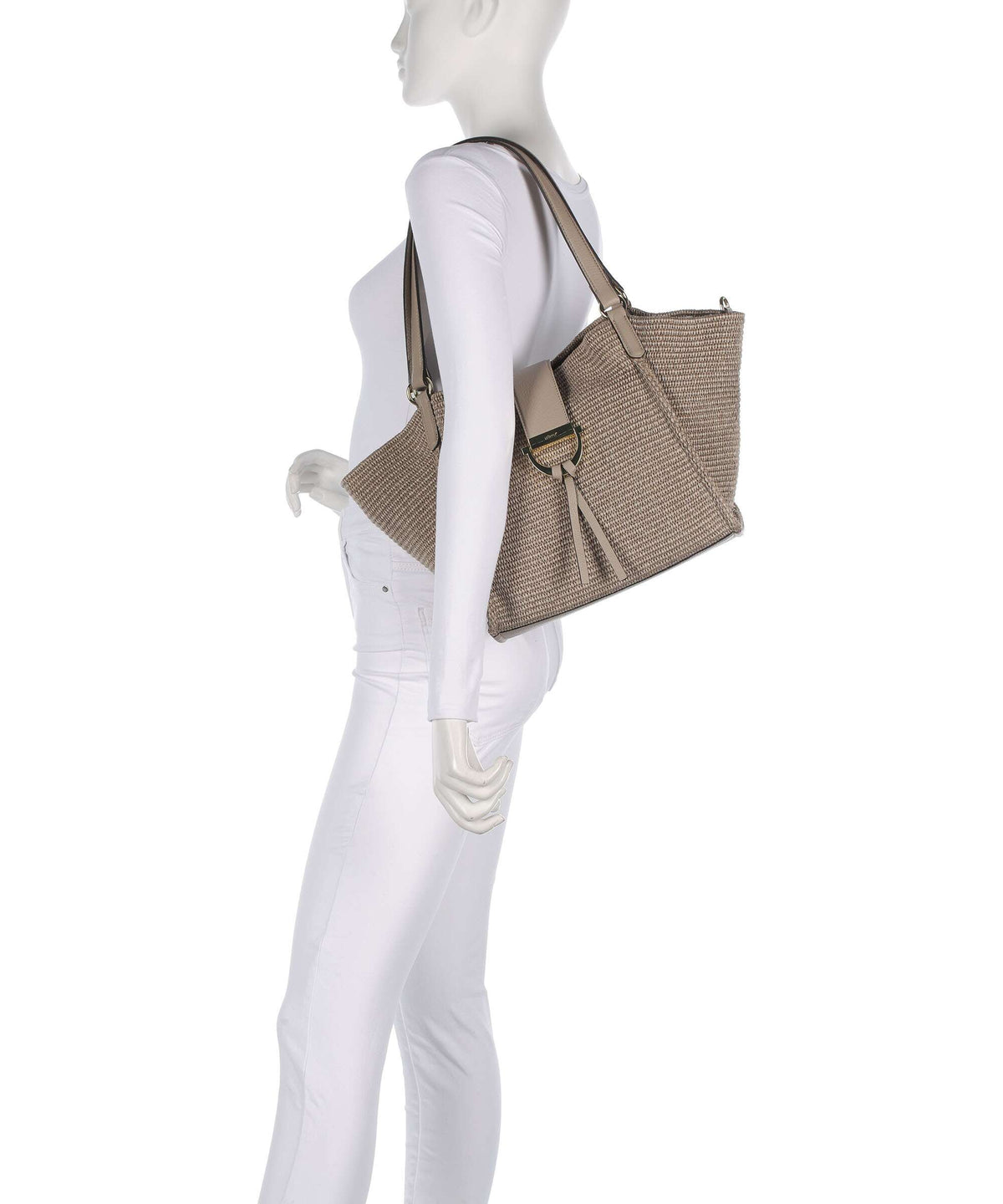 Abro Raffia Classica Temi Tote bag siena