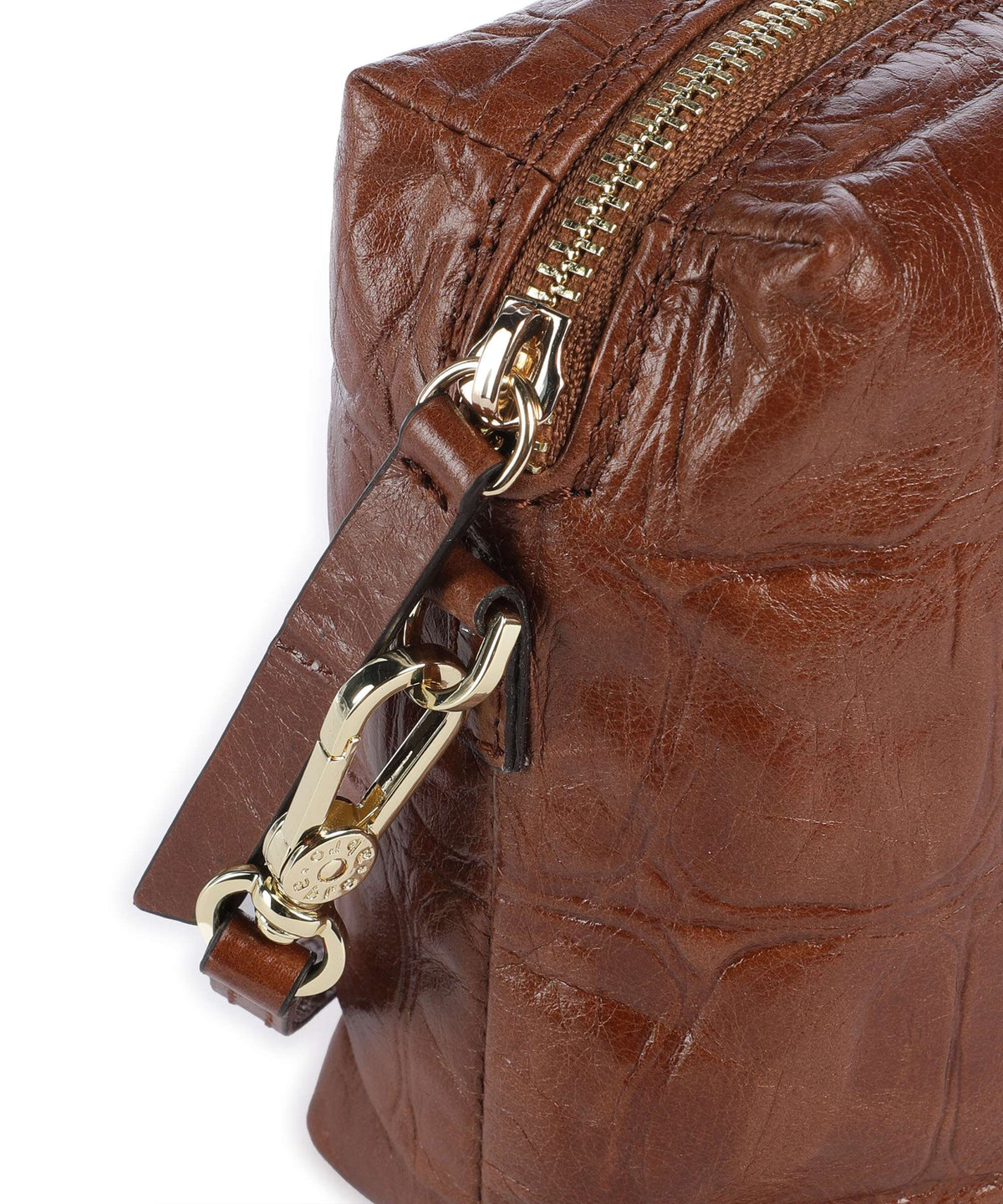 Abro Maxi Cocco Kaia Crossbody bag caramel/cognac
