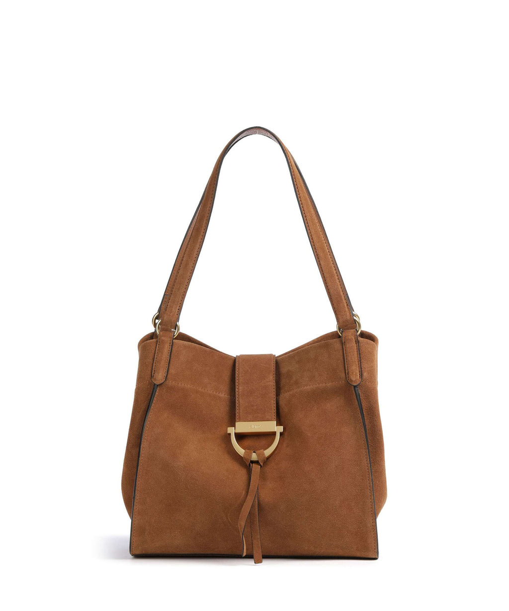 Abro Suede Temi Tote bag cuoio
