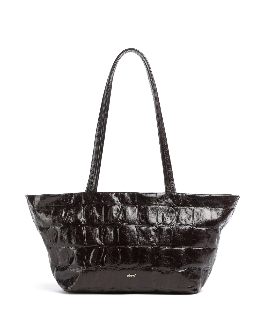 Abro Maxxi Cocco Alba Shoulder bag dark brown