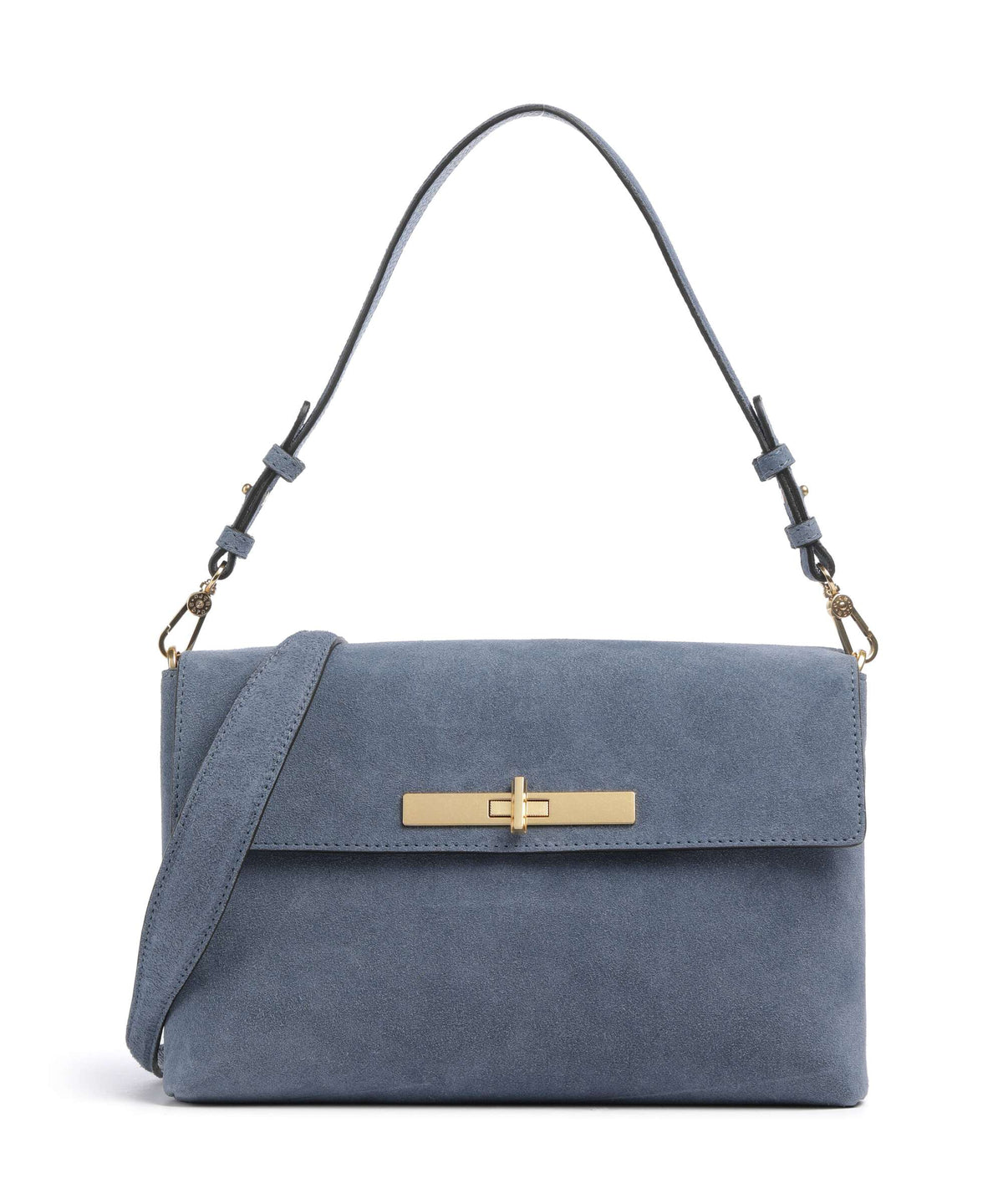 Abro Suede Twist Shoulder bag jeans