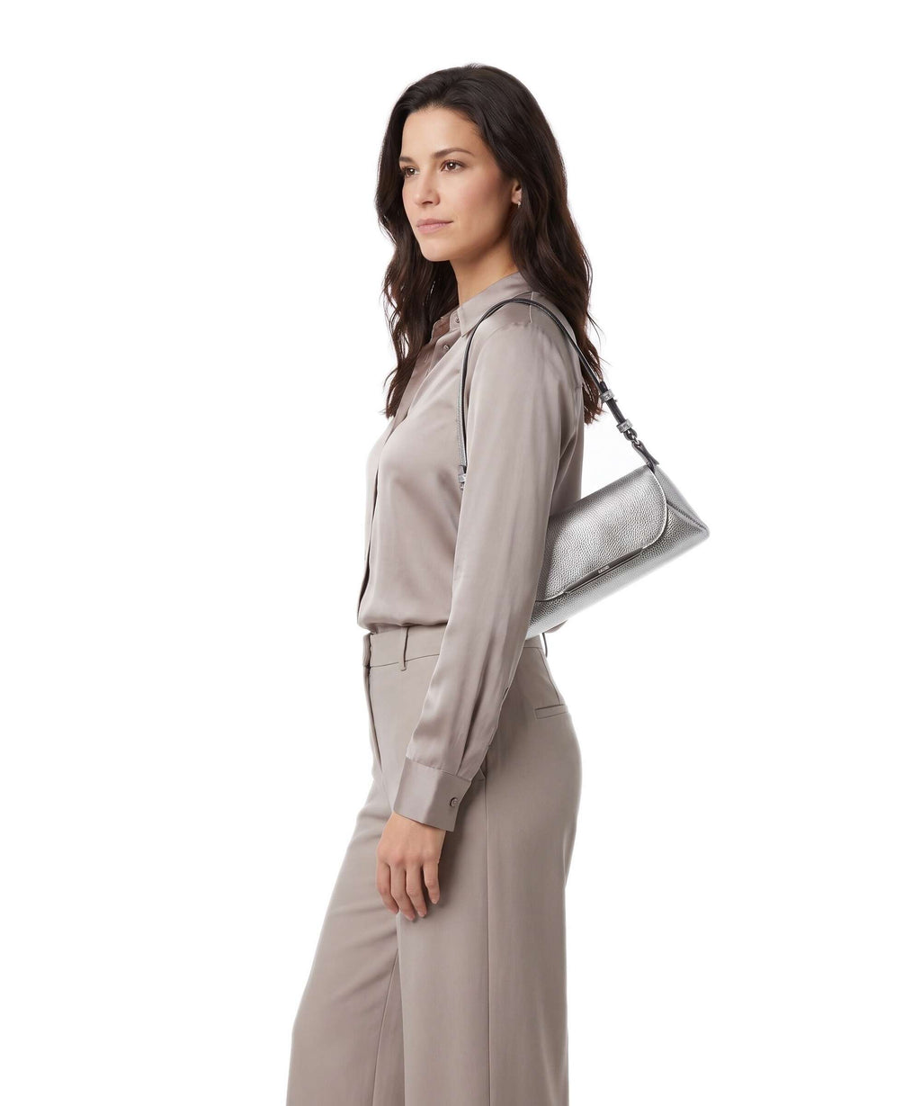 Abro Shimmer Park Shoulder bag silver