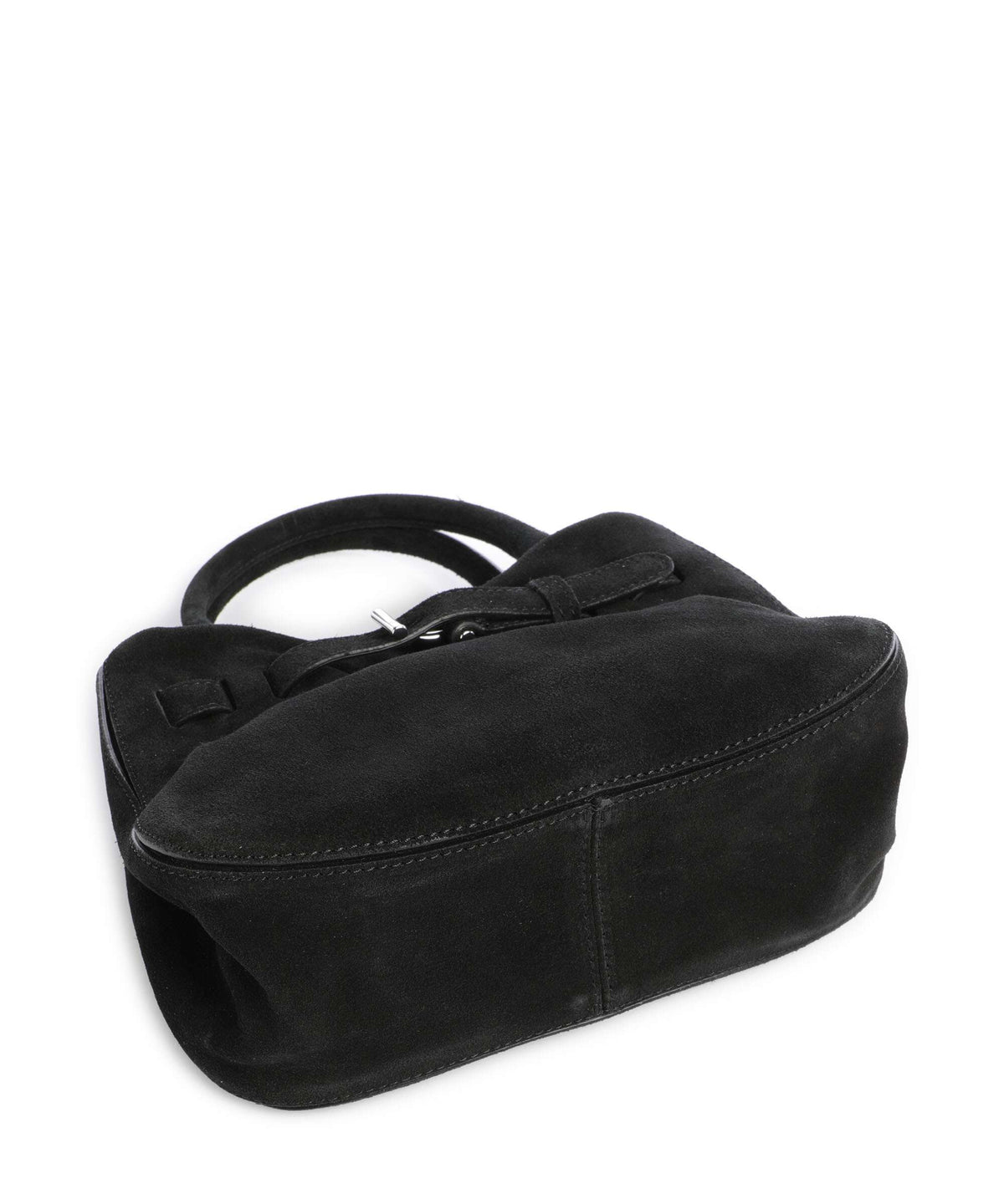 Abro Suede Jill Handbag black/nickel