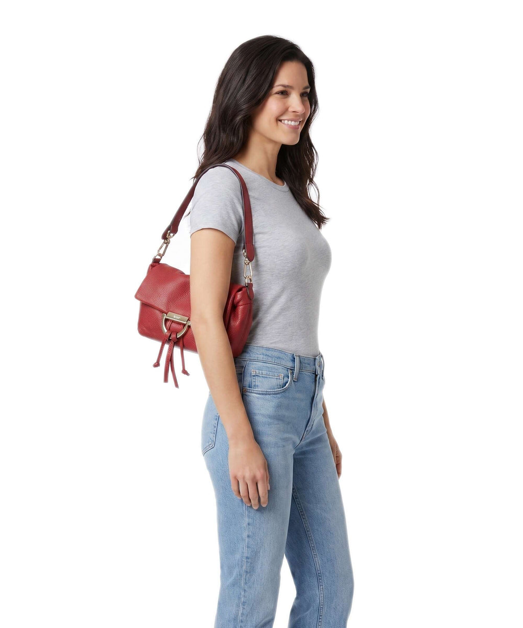Abro Dalia Temi Small Shoulder bag ruby