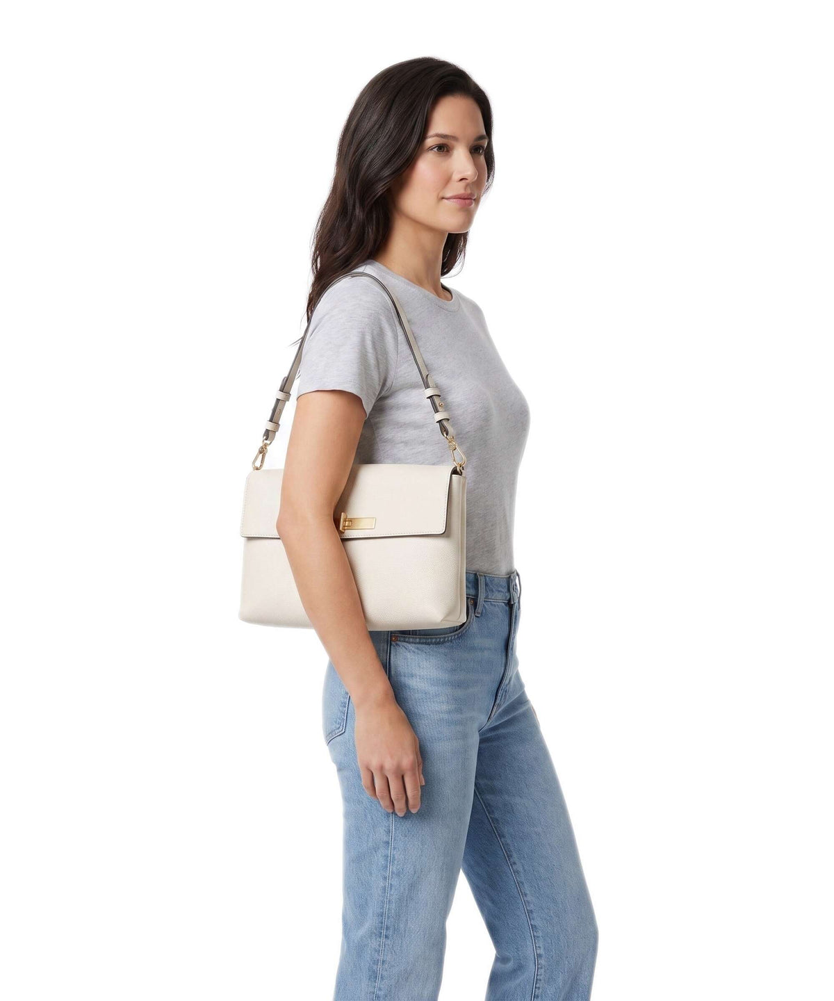 Abro Agave Twist Shoulder bag beige