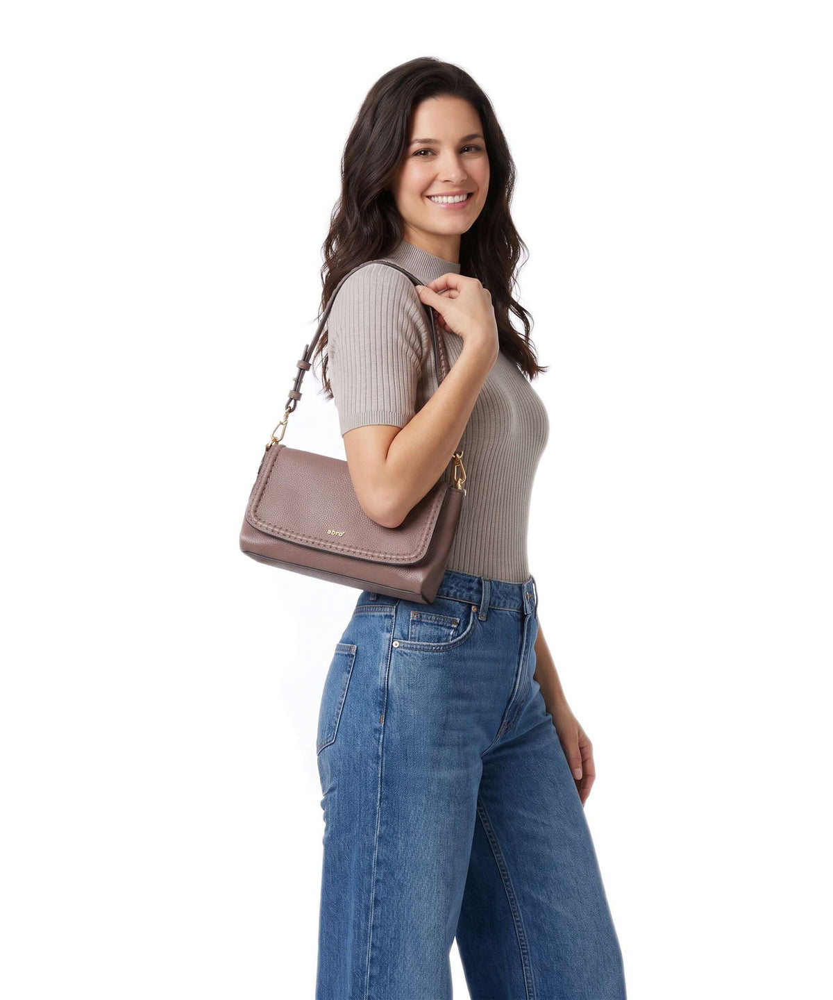 Abro Agave Signature Shoulder bag rosewood