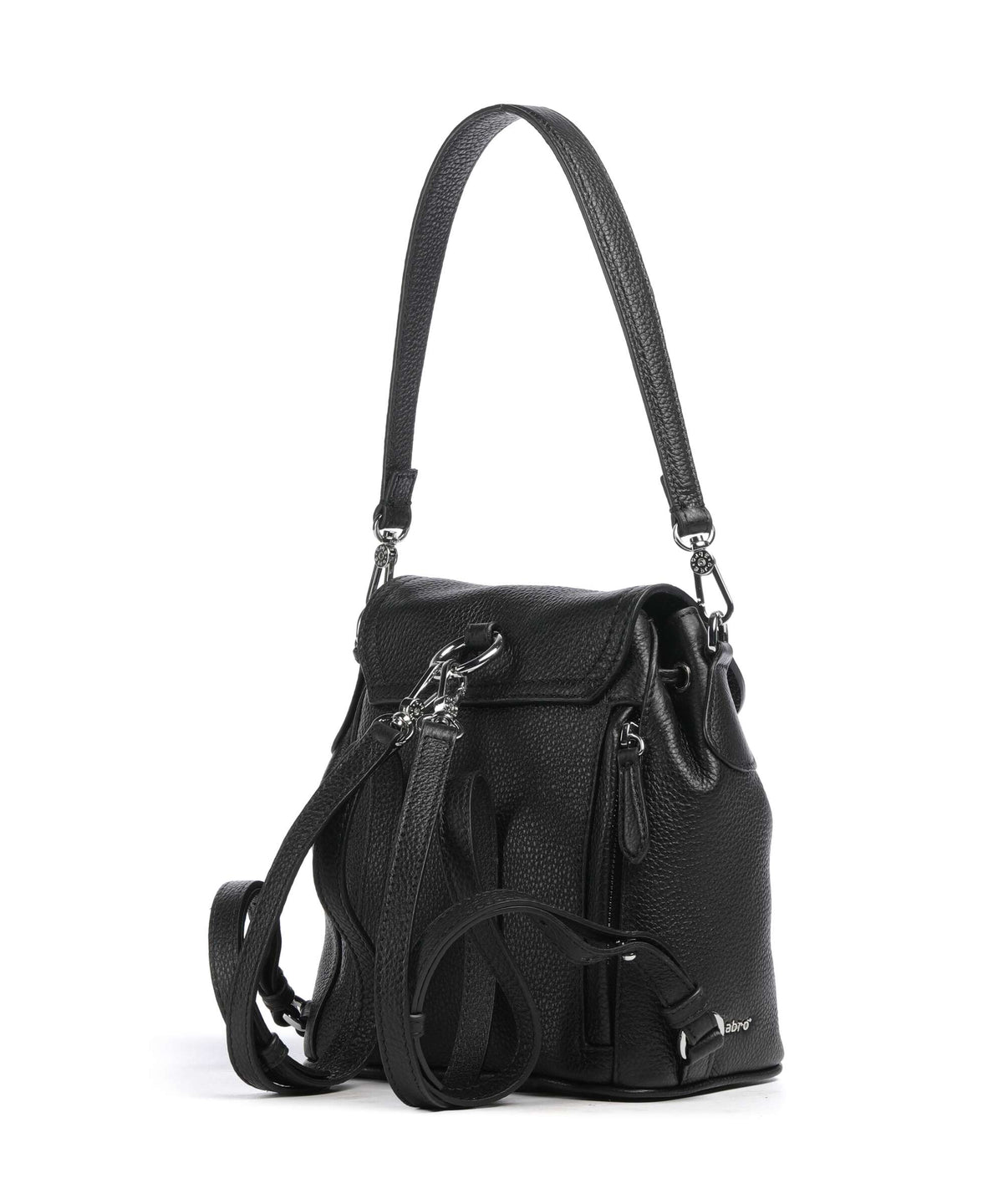 Abro Agave Daily Small Backpack bag black/nickel