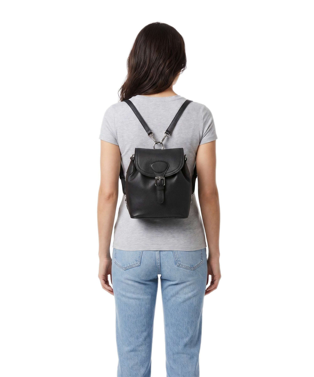 Abro Agave Daily Small Backpack bag black/nickel