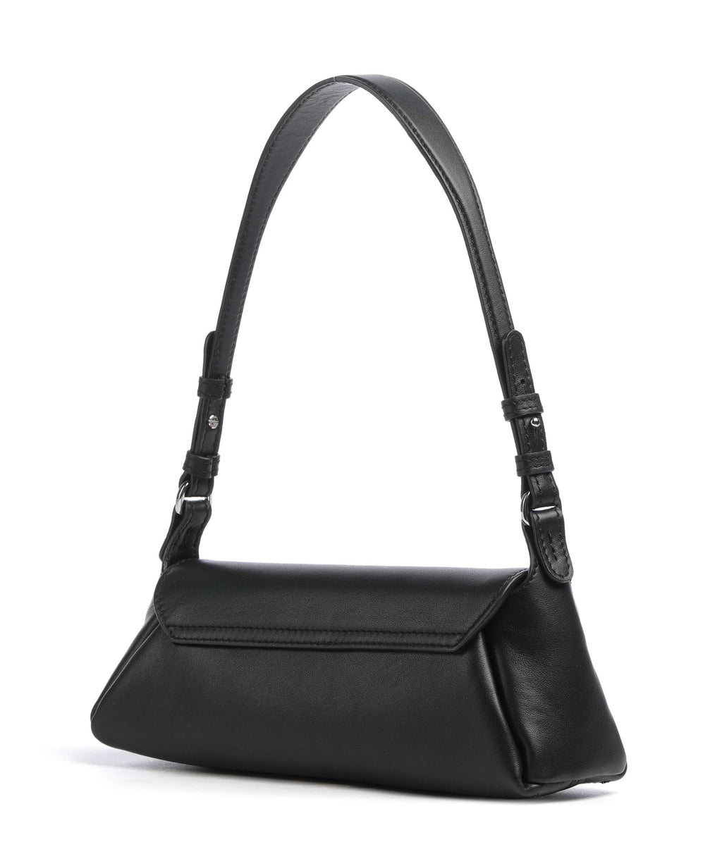 Abro Piuma Pisa Park Shoulder bag black/nickel