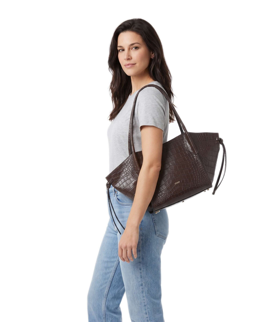 Abro Cocco Mondial Vibe Small Shoulder bag dark brown