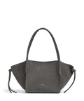 Abro Suede Vibe Small Shoulder bag grey
