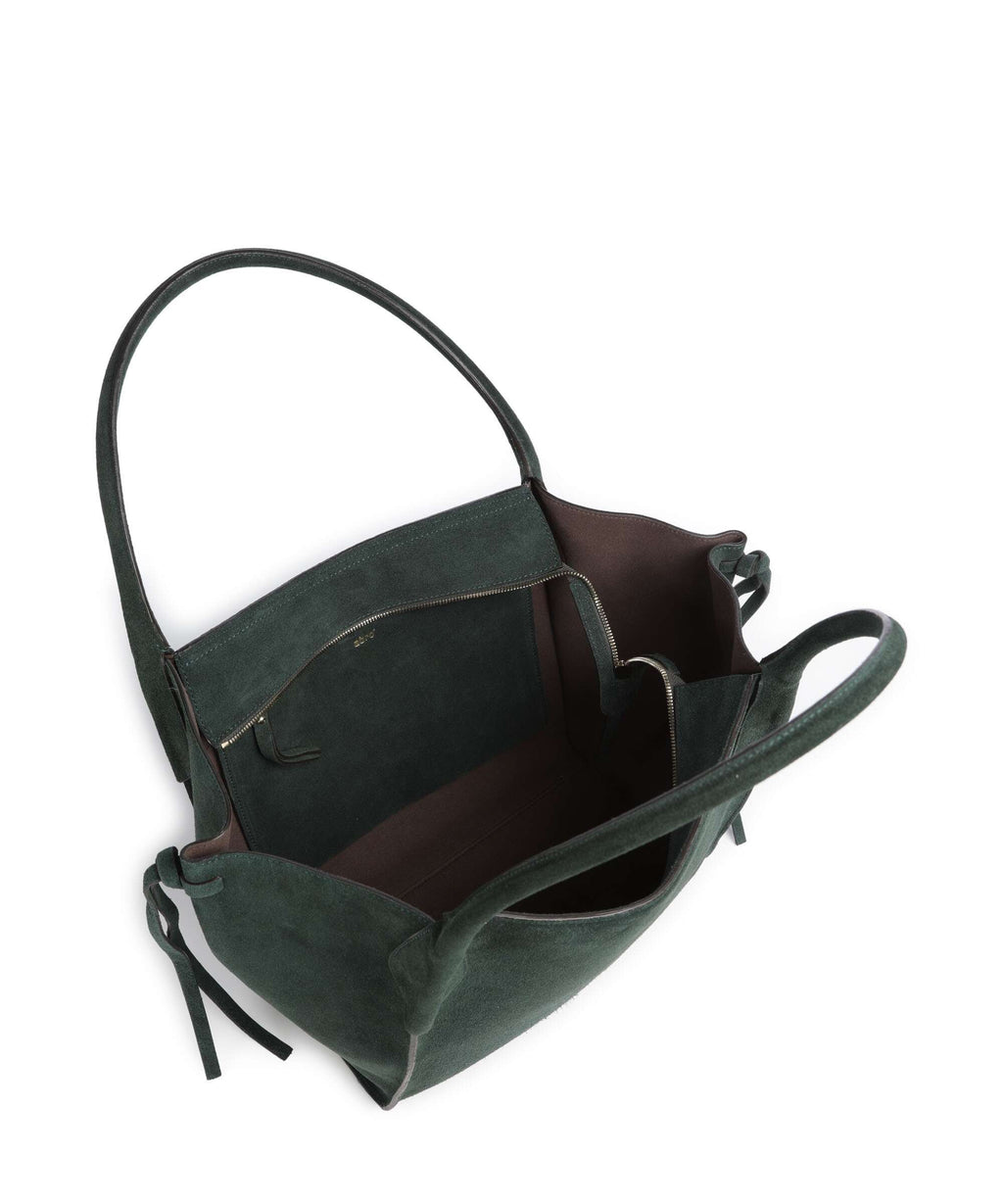Abro Suede Vibe Big Tote bag green