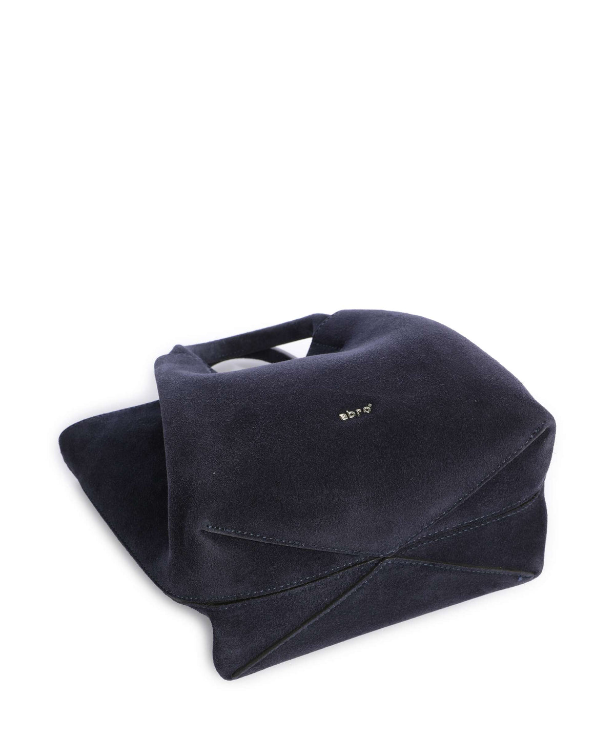 Abro Suede Essential Small Handbag navy