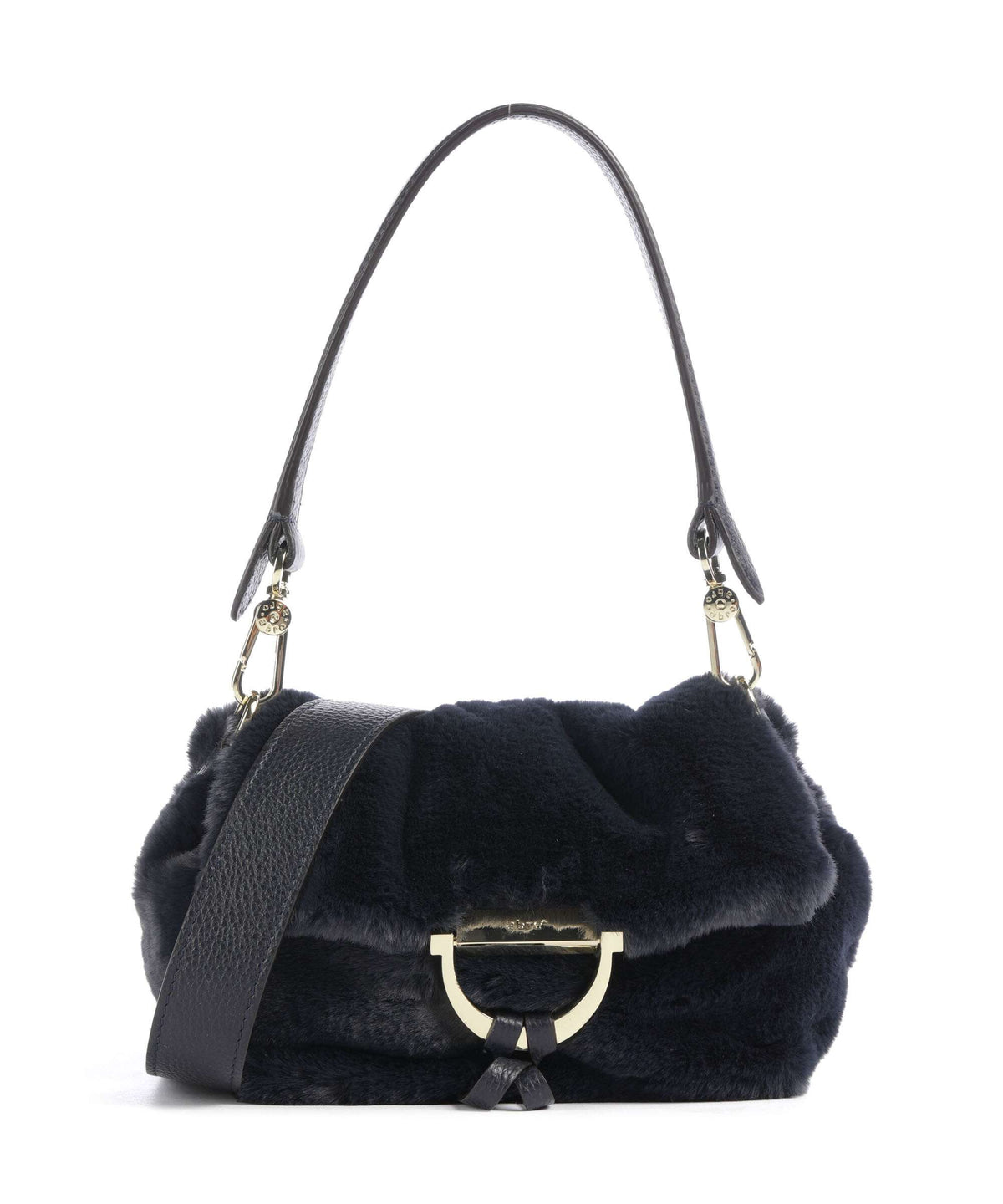Abro Eco Fur Temi Small Shoulder bag navy