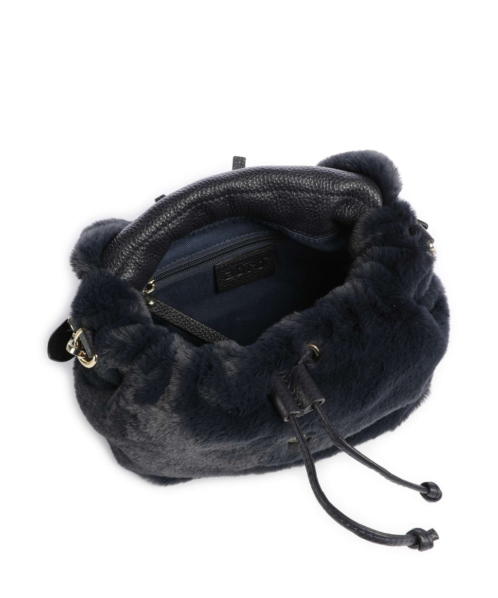 Abro Eco Fur Temi Small Shoulder bag navy