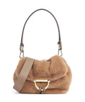 Abro Eco Fur Temi Small Shoulder bag cappuccino