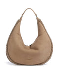 Abro Shearling Nana Big Hobo bag cappuccino