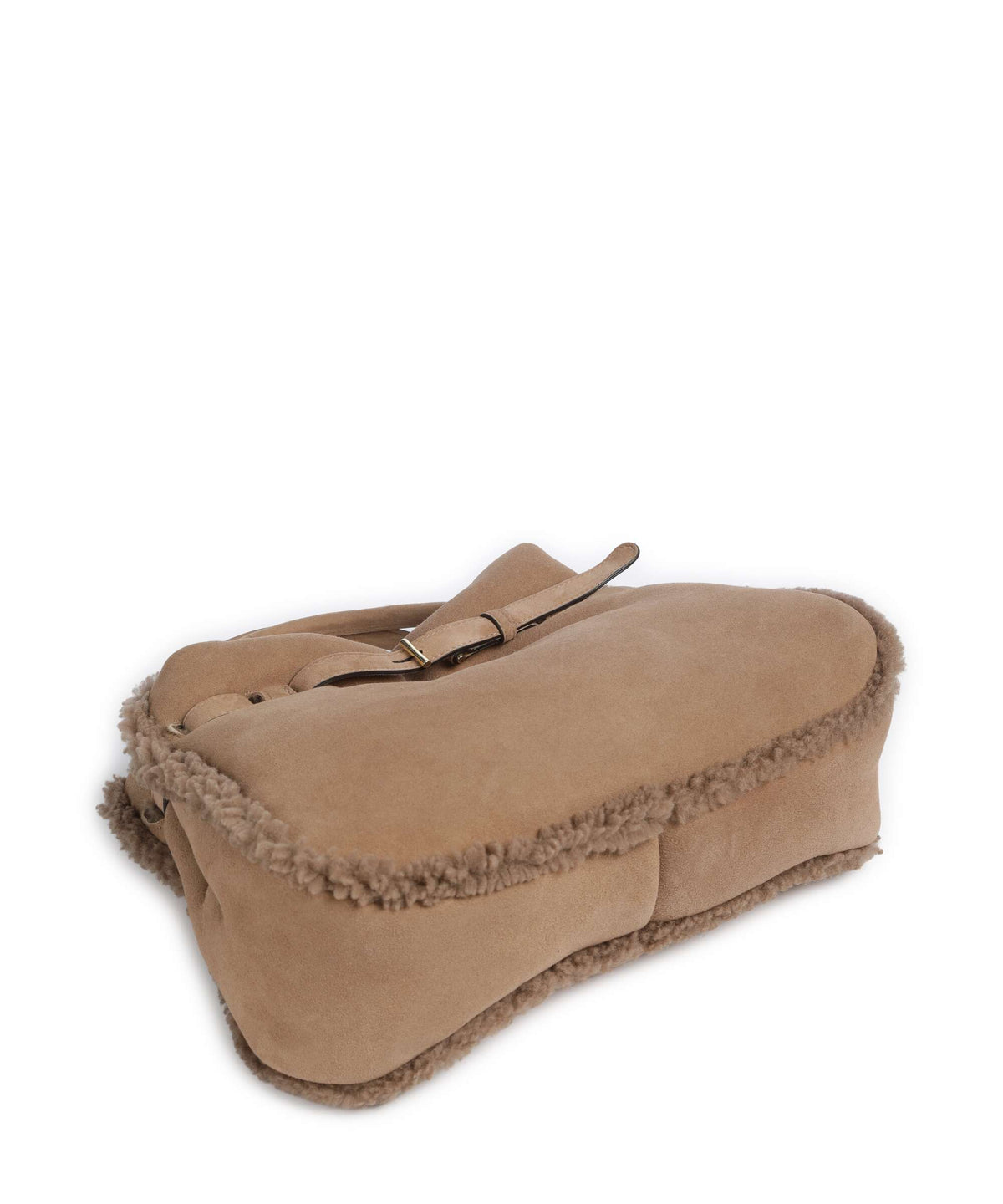 Abro Shearling Jill Handbag cappuccino