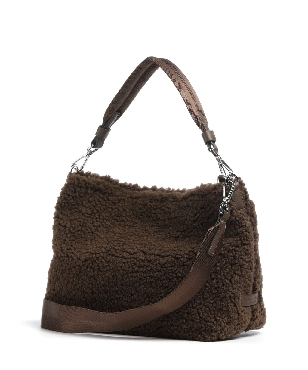 Marc O'Polo Caren S Hobo bag dark walnut
