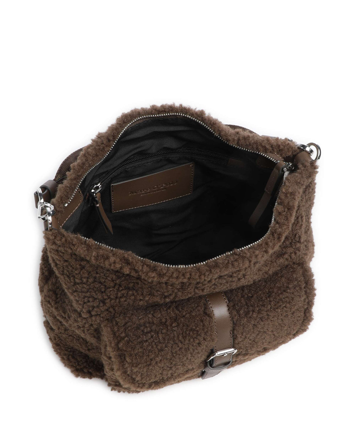 Marc O'Polo Caren S Hobo bag dark walnut