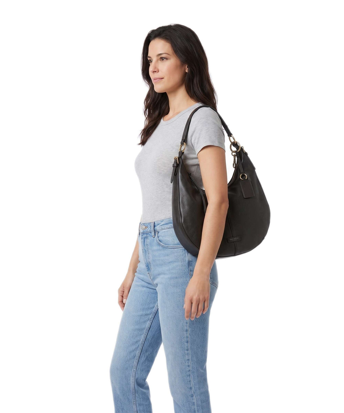 Marc O'Polo Philine M Hobo bag burnt coffee