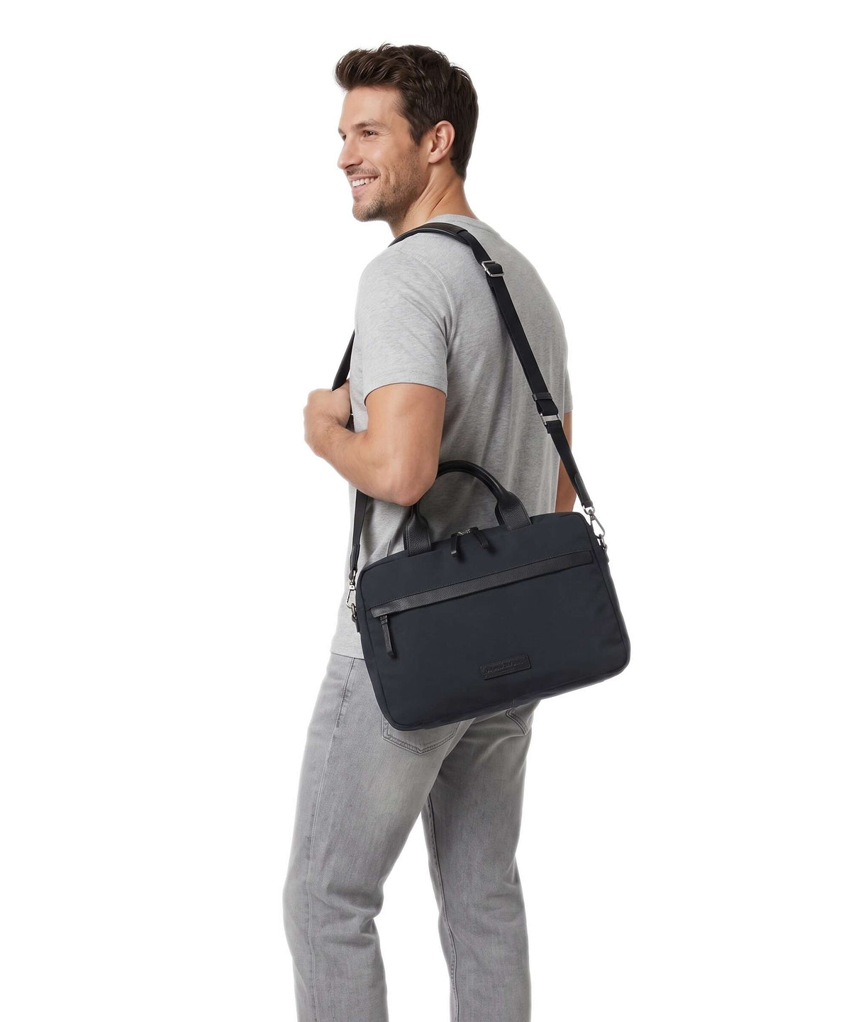 Marc O'Polo Maro M Briefcase peppercorn grey