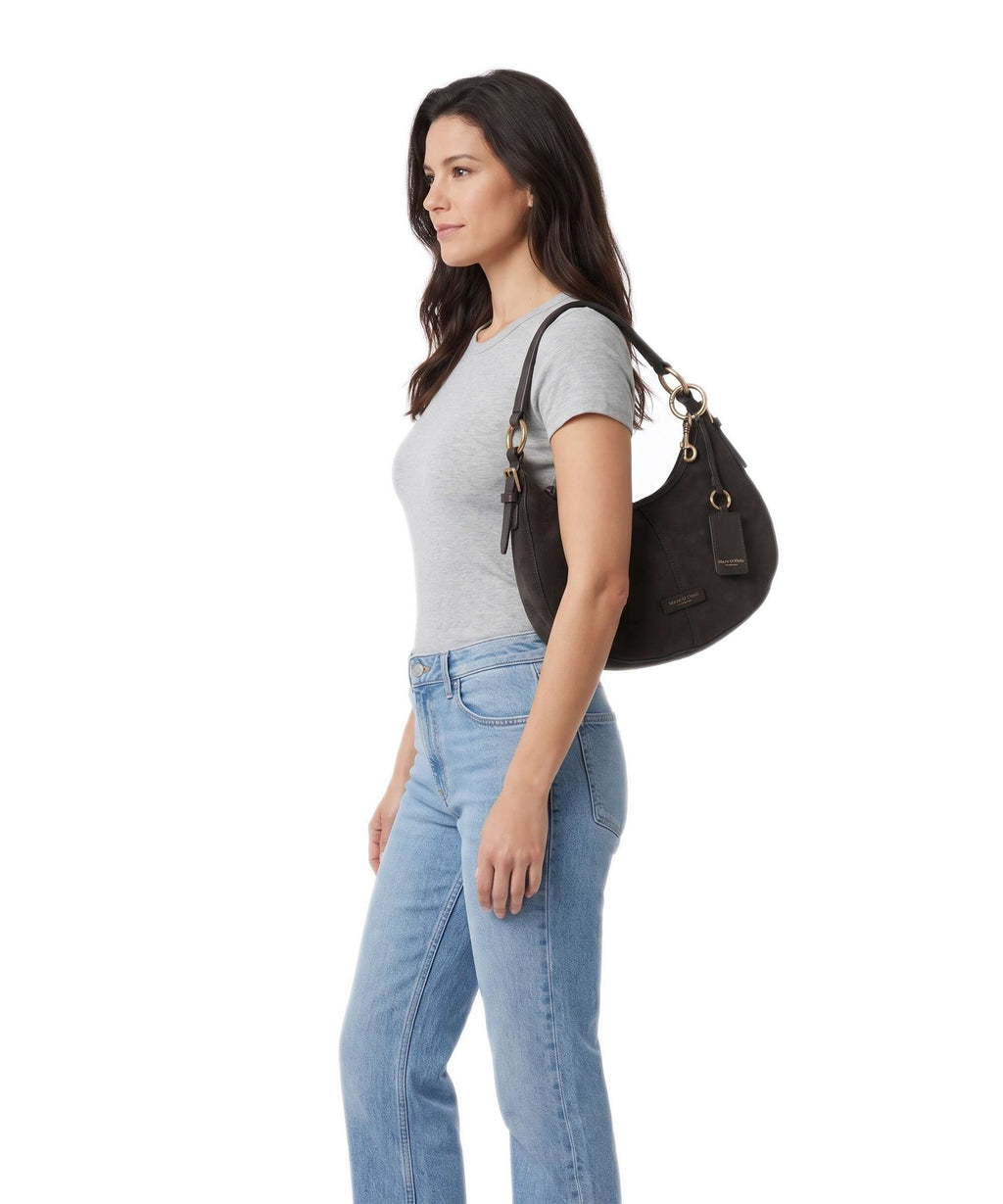 Marc O'Polo Pernille S Hobo bag burnt coffee