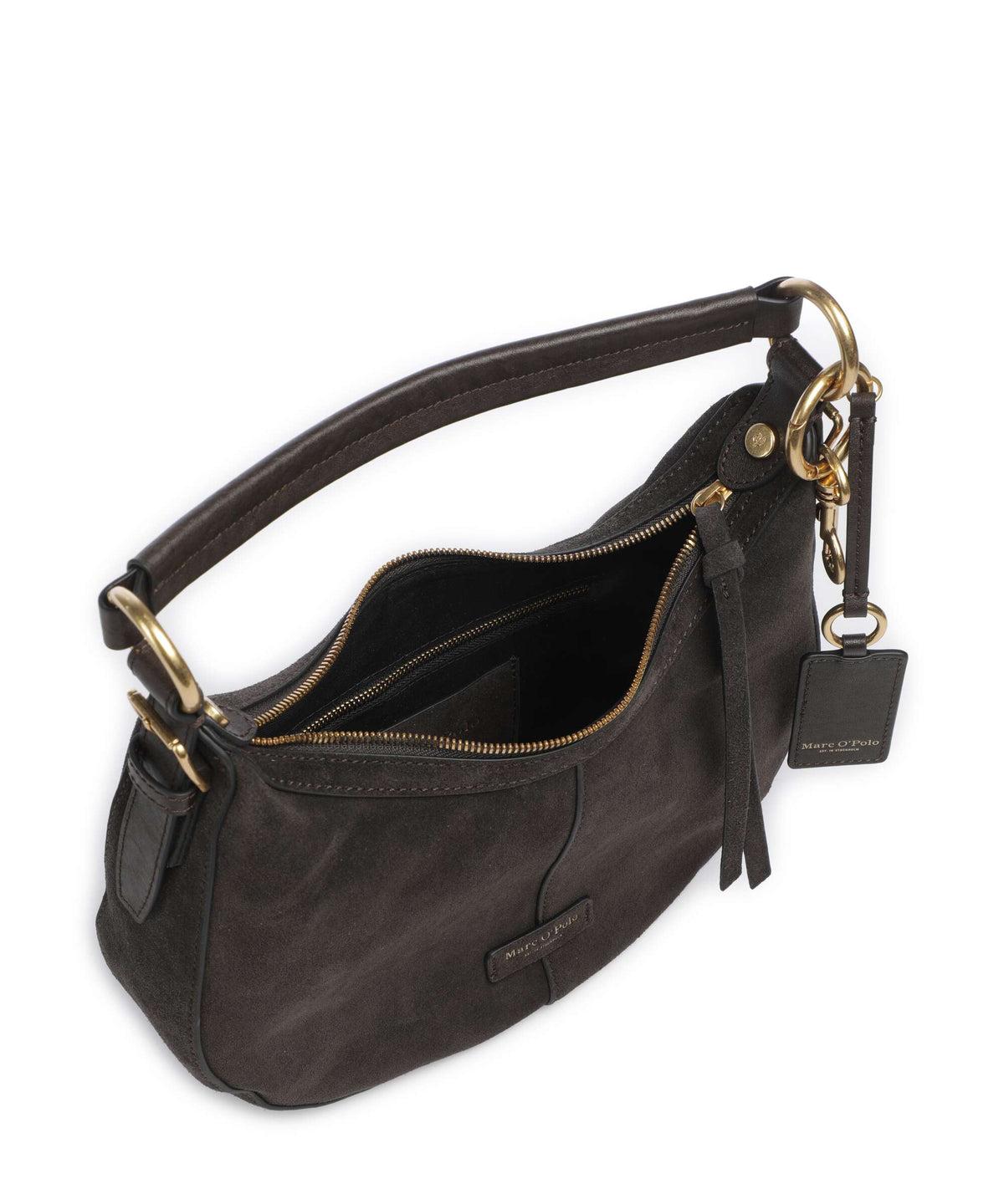 Marc O'Polo Pernille S Hobo bag burnt coffee