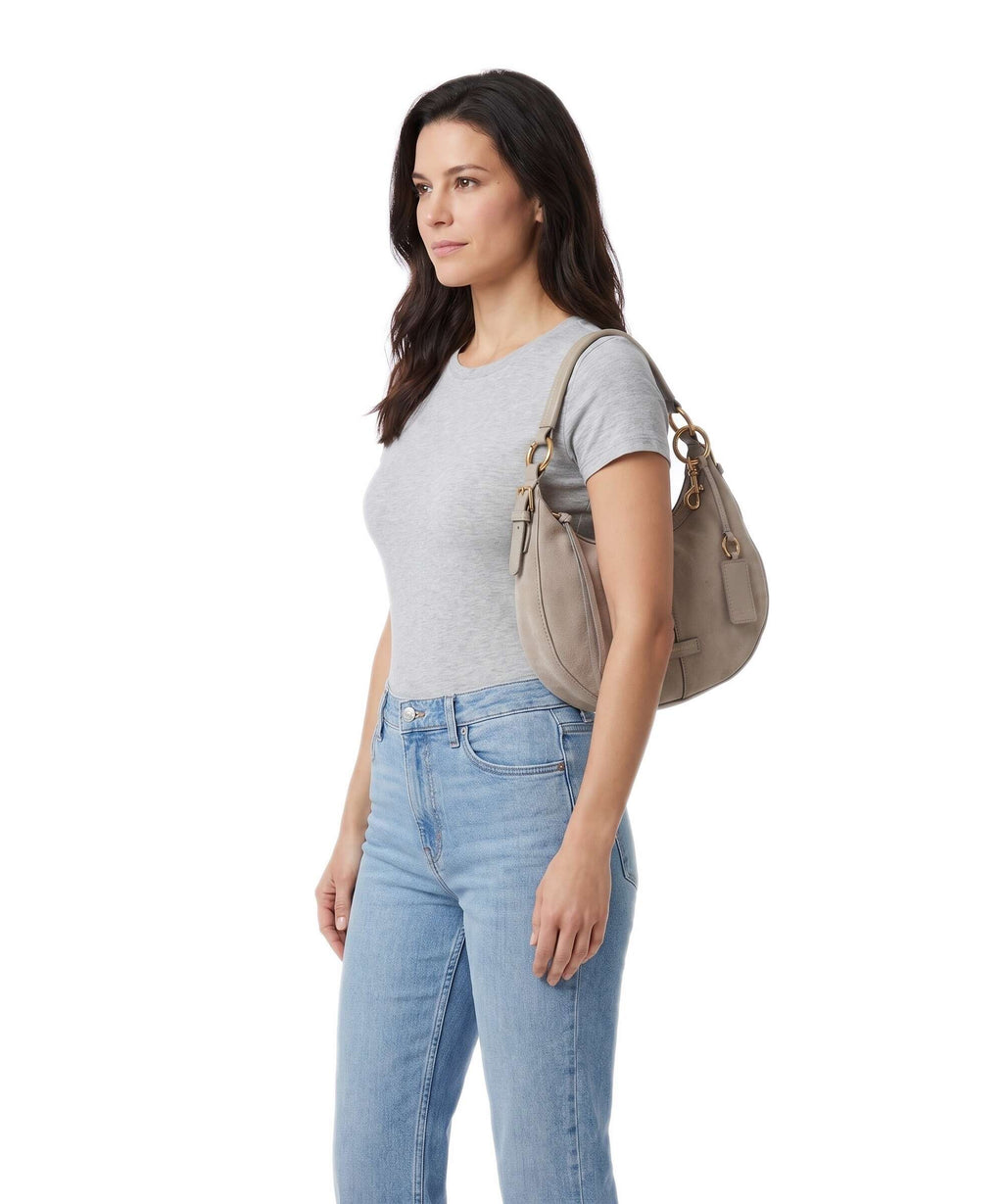 Marc O'Polo Pernille S Hobo bag earthy taupe