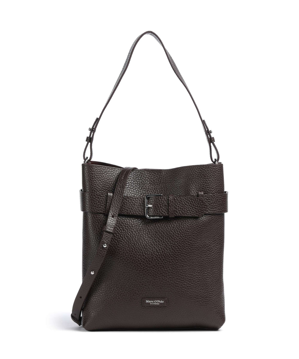 Marc O'Polo Brinja M Hobo bag black cherry
