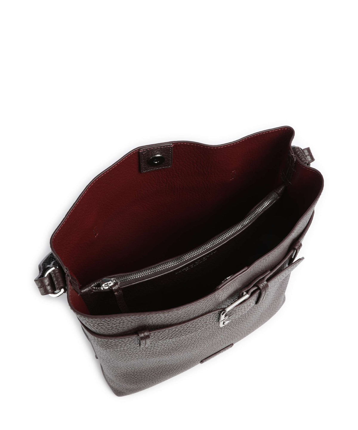 Marc O'Polo Brinja M Hobo bag black cherry