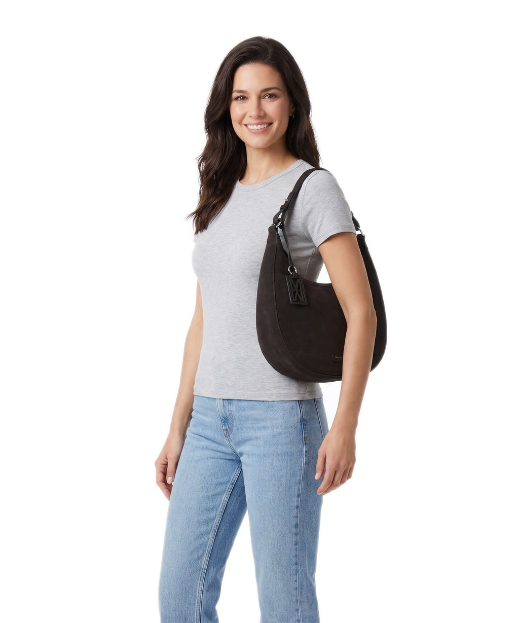 Marc O'Polo Bellilo M Hobo bag burnt coffee