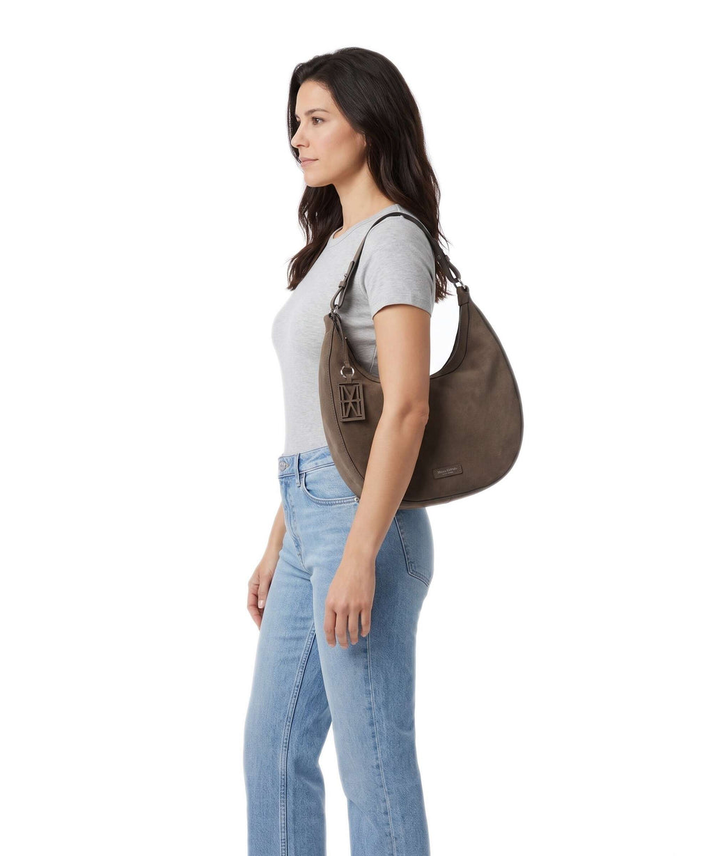 Marc O'Polo Bellilo M Hobo bag faded brown