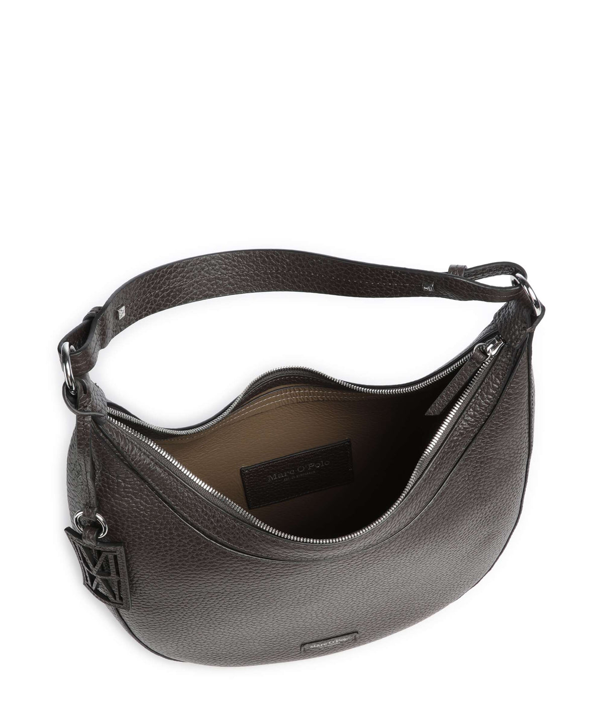 Marc O'Polo Bellilo M Hobo bag burnt coffee