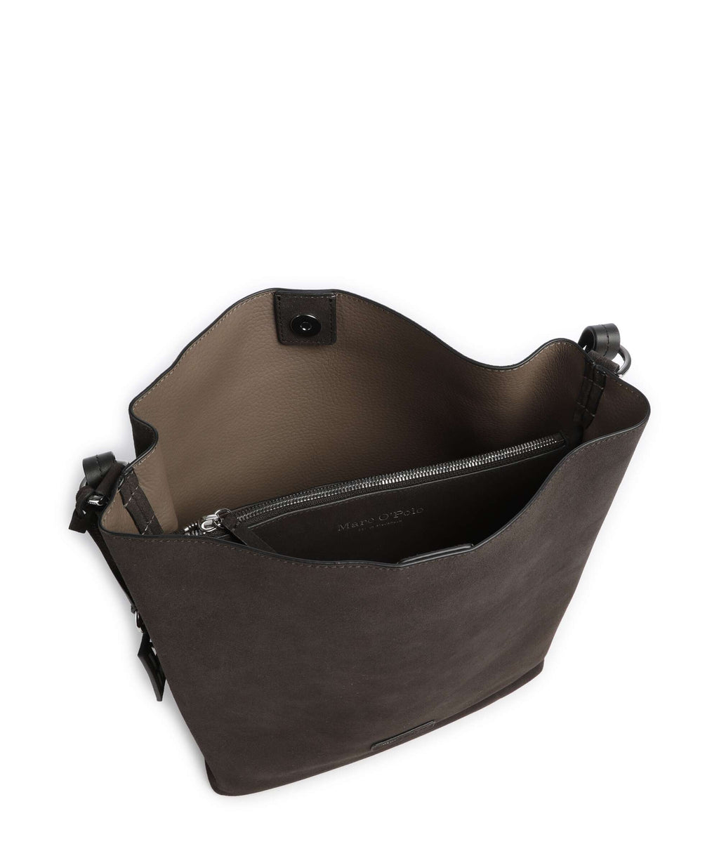 Marc O'Polo Brinja M Hobo bag burnt coffee